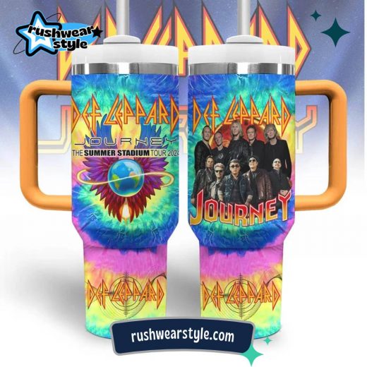 Def Leppard | Custom 40oz Stainless Steel Music Tumbler With Handle 1060