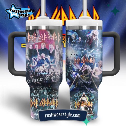 Def Leppard | Limited Edition 40oz Stainless Steel Music Tumbler With Handle 106183