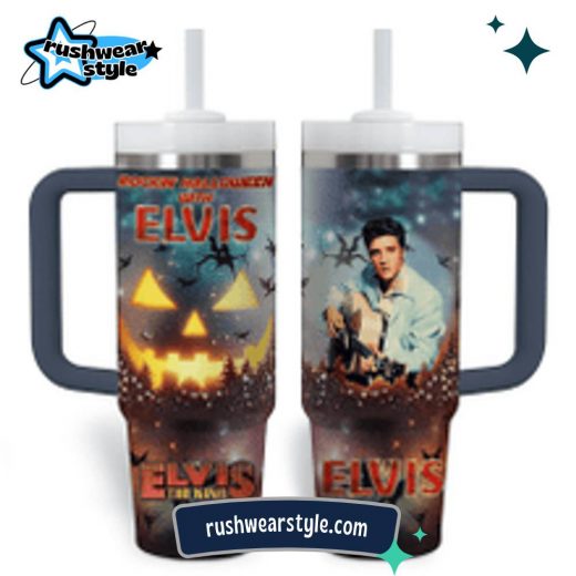 Elvis Presley | Premium 40oz Stainless Steel Music Tumbler With Handle 106176