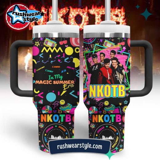 NKOTB | Music Custom 40oz Stainless Steel Tumbler With Handle 106143