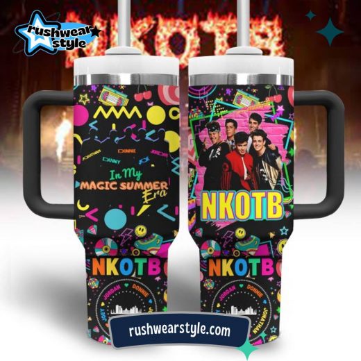 NKOTB | Music Custom 40oz Stainless Steel Tumbler With Handle 106143