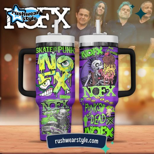 NOFX | Music Custom 40oz Stainless Steel Tumbler With Handle 106144