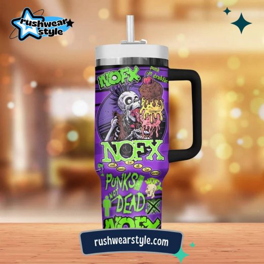 NOFX | Music Custom 40oz Stainless Steel Tumbler With Handle 106144