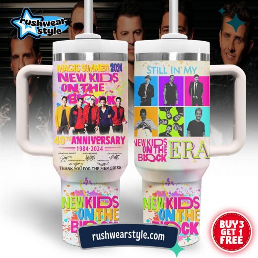 New Kids On The Block | Limited Edition 40oz Music Tumbler With Handle 106177