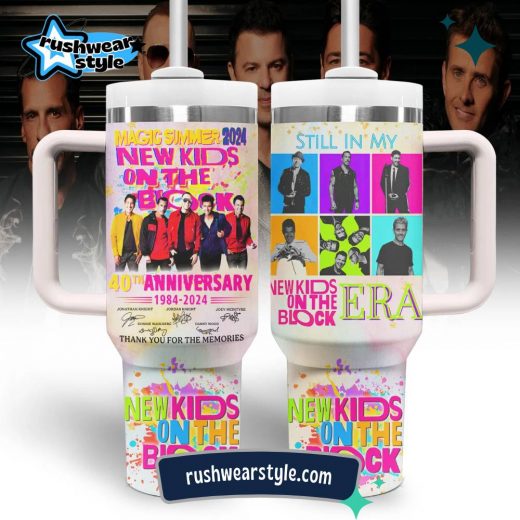 New Kids On The Block | Limited Edition 40oz Music Tumbler With Handle 106177