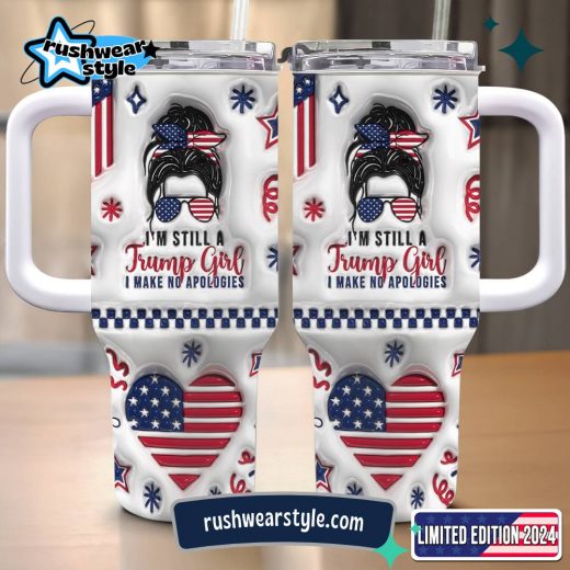 Trump Girl Hit The Vote – US Election 40oz Tumbler With Handle – Gift Idea 106181