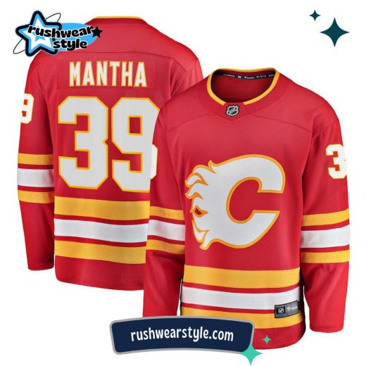 Anthony Mantha Calgary Flames Fanatics Breakaway Home Jersey – NHL Official