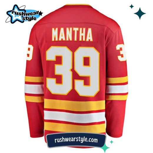 Anthony Mantha Calgary Flames Fanatics Breakaway Home Jersey – NHL Official