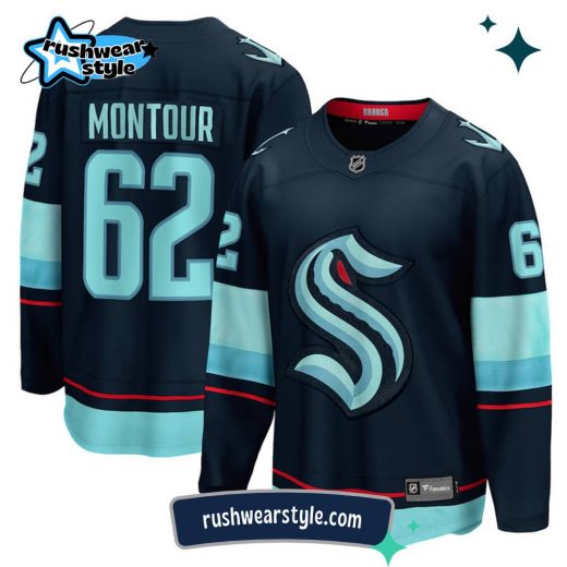 Brandon Montour Seattle Kraken Fanatics Breakaway Home Jersey – NHL Official