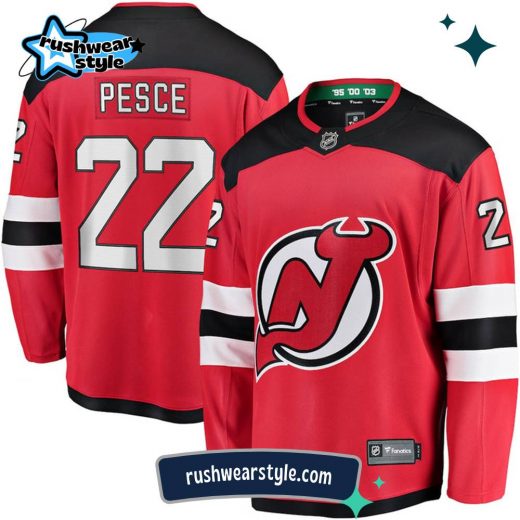 Brett Pesce New Jersey Devils Fanatics Breakaway Home Jersey – NHL Authentic