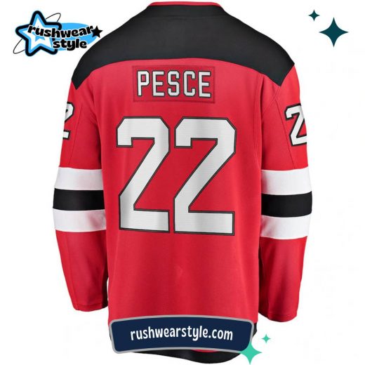 Brett Pesce New Jersey Devils Fanatics Breakaway Home Jersey – NHL Authentic