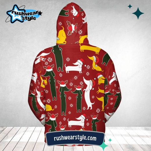 Christmas Funny Dachshund Dog Breed Hoodie