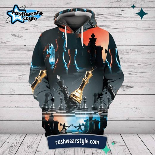 Fighting Chess Graphic Hoodie