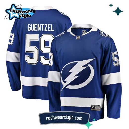 Jake Guentzel Tampa Bay Lightning Fanatics Breakaway Home Jersey – NHL Authentic