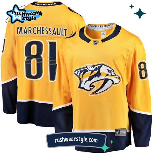 Jonathan Marchessault Nashville Predators Fanatics Breakaway Home Jersey – NHL Official