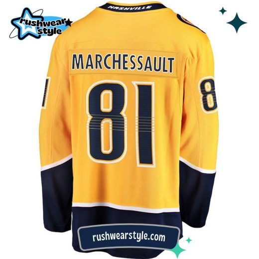 Jonathan Marchessault Nashville Predators Fanatics Breakaway Home Jersey – NHL Official