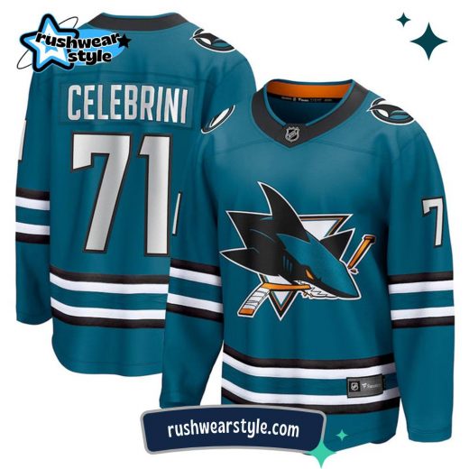 Macklin Celebrini San Jose Sharks Fanatics Breakaway Home Jersey – NHL Official