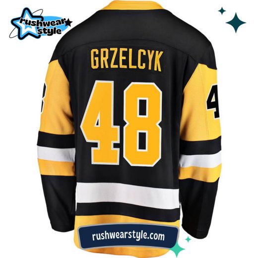 Matt Grzelcyk Pittsburgh Penguins Fanatics Breakaway Home Jersey – NHL Authentic