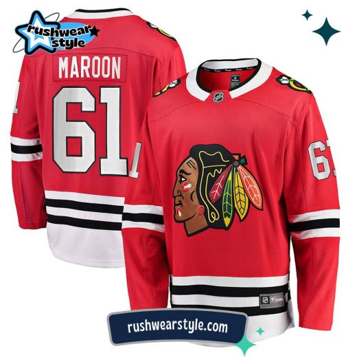 Patrick Maroon Chicago Blackhawks Fanatics Breakaway Home Jersey – NHL Authentic