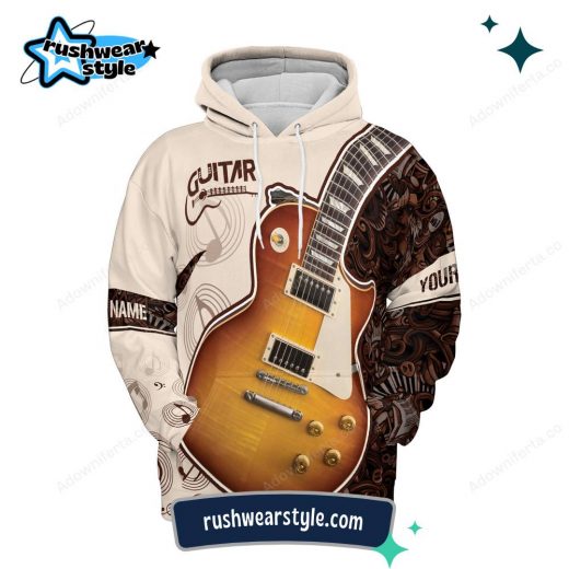 Personalized Acoustic Guitar All-Over Print Hoodie