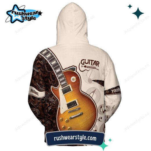 Personalized Acoustic Guitar All-Over Print Hoodie