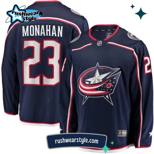 Sean Monahan Columbus Blue Jackets Fanatics Breakaway Home Jersey – NHL Official