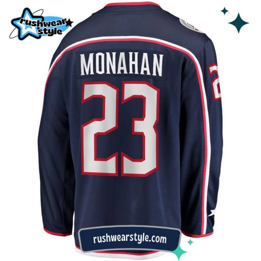 Sean Monahan Columbus Blue Jackets Fanatics Breakaway Home Jersey – NHL Official