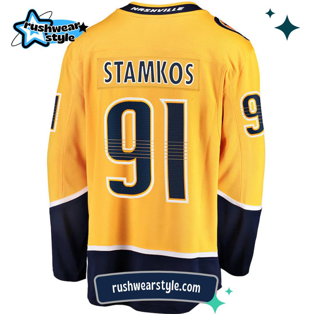 Steven Stamkos Nashville Predators Fanatics Breakaway Home Jersey – NHL Authentic Steven Stamkos Nashville Predators Fanatics Breakaway Home Jersey – NHL Authentic
