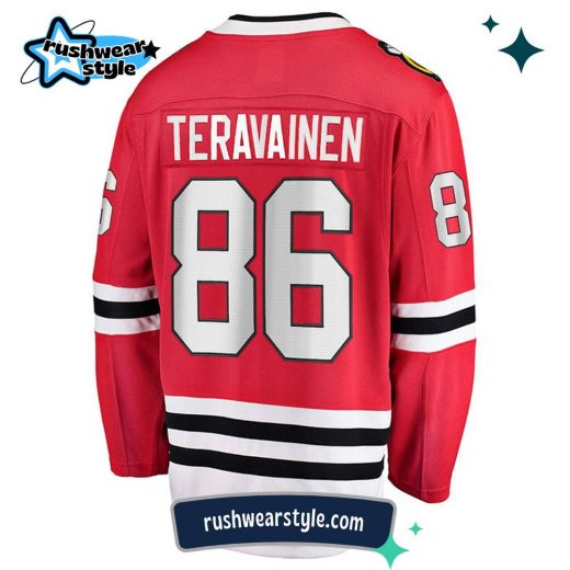 Teuvo Teräväinen Chicago Blackhawks Fanatics Breakaway Home Jersey – NHL Authentic