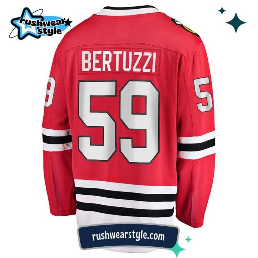 Tyler Bertuzzi Chicago Blackhawks Fanatics Breakaway Home Jersey – NHL Official