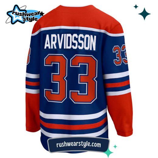 Viktor Arvidsson Edmonton Oilers Fanatics Breakaway Royal Home Jersey – NHL Official