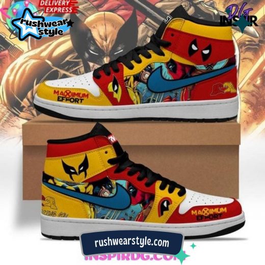 Limited Edition Deadpool & Wolverine Air Jordan 1 Sneakers