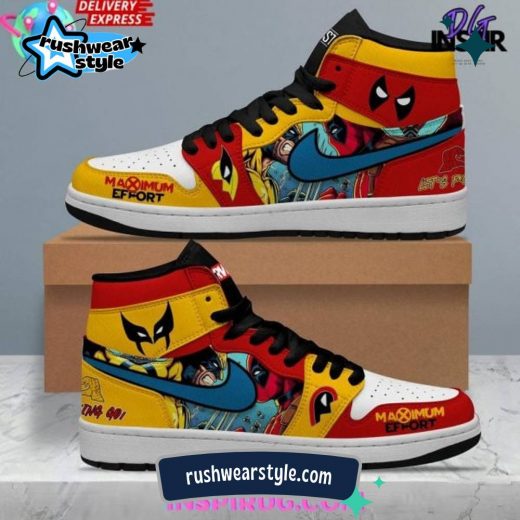 Limited Edition Deadpool & Wolverine Air Jordan 1 Sneakers