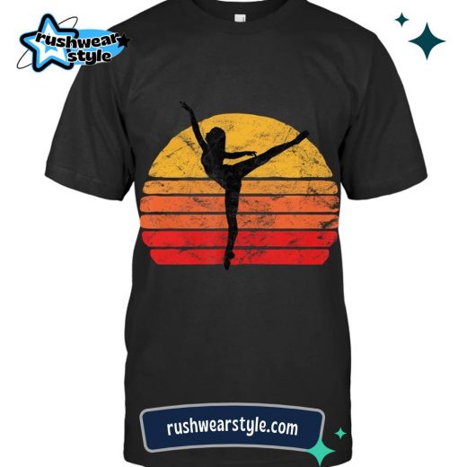 Men’s Penché Ballet Dancer Vintage 80s Sun Graphic T-Shirt