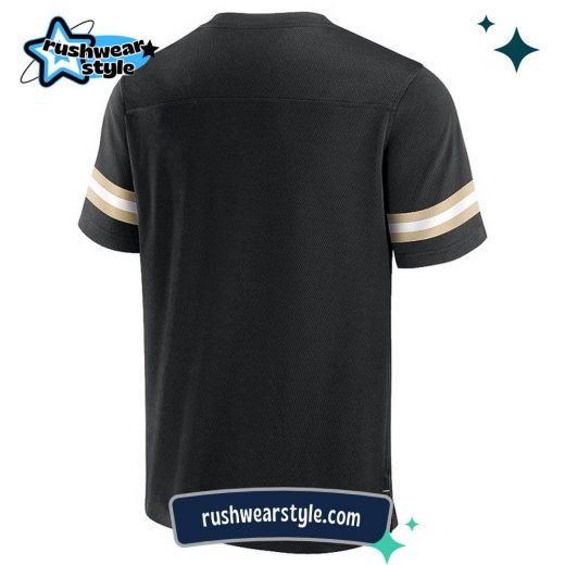 New Orleans Saints NFL Hashmark V-Neck Jersey – Short Sleeve