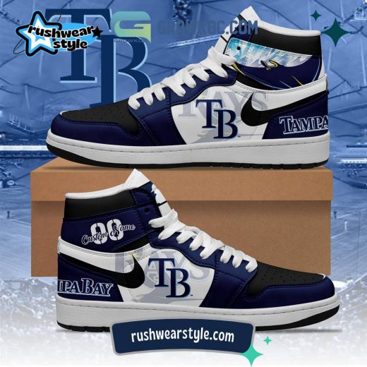 Personalized Tampa Bay Rays MLB Air Jordan 1 Shoes – Custom Name