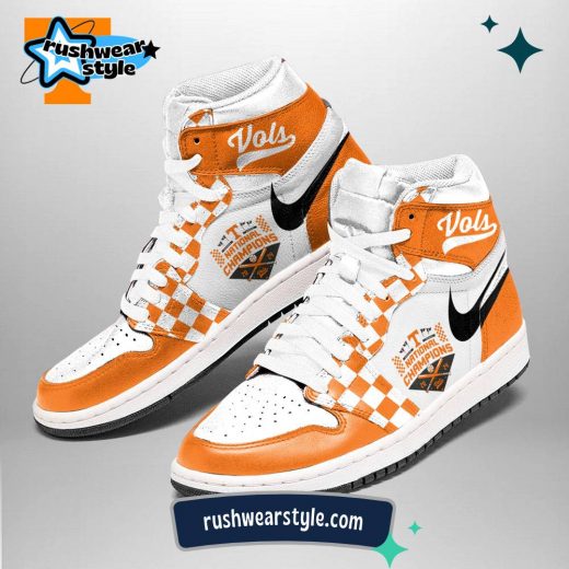 Personalized Tennessee Volunteers Baseball Air Jordan 1 Sneaker