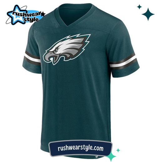 Philadelphia Eagles NFL Hashmark V-Neck Jersey – Short Sleeve