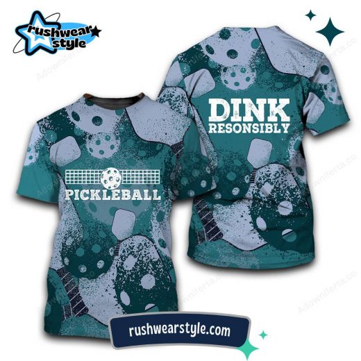 Pickleball Dink Blue T-Shirt – Unisex Athletic Design