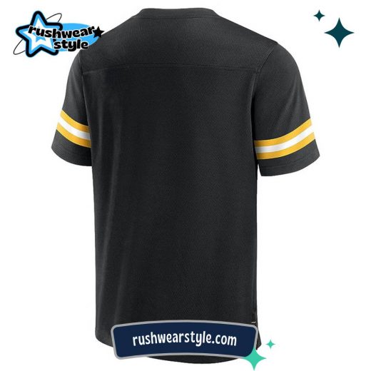 Pittsburgh Steelers NFL Hashmark V-Neck Jersey – Short Sleeve