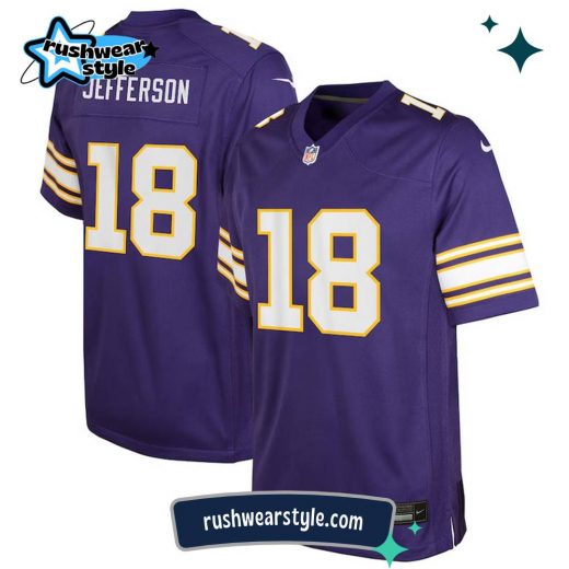 Youth Justin Jefferson Minnesota Vikings Nike NFL Game Jersey