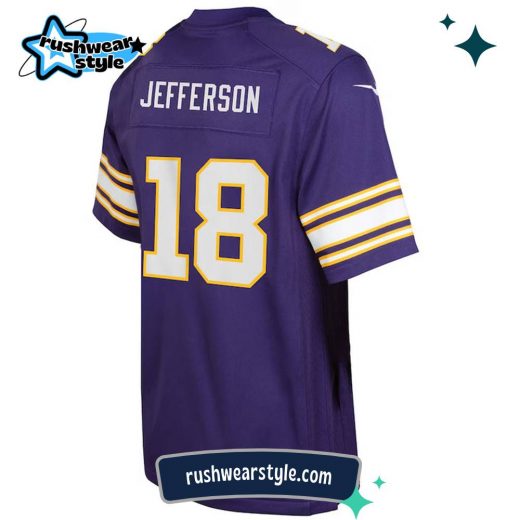 Youth Justin Jefferson Minnesota Vikings Nike NFL Game Jersey