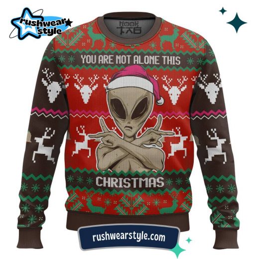 Alien Christmas Sweater – You Are Not Alone This Holiday Season