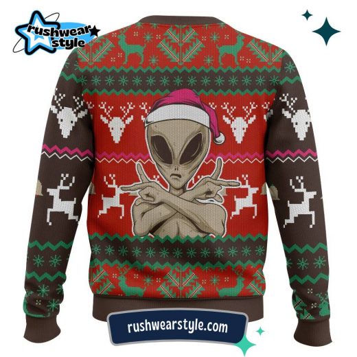 Alien Christmas Sweater – You Are Not Alone This Holiday Season