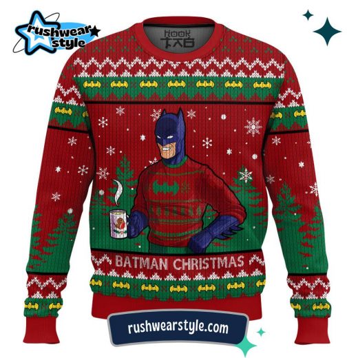 Batman Christmas Sweater – Iconic Ugly Holiday Style