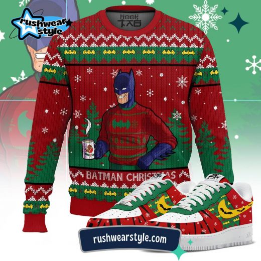 Batman Christmas Sweater – Iconic Ugly Holiday Style