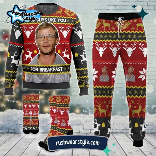 Jeffrey Dahmer Christmas Sweater – Controversial Ugly Holiday Apparel