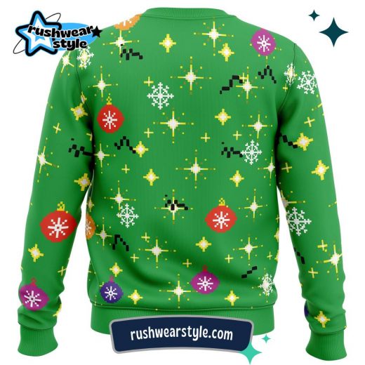 The Simpsons Christmas Sweater – Homer Bush Meme Ugly Holiday Design