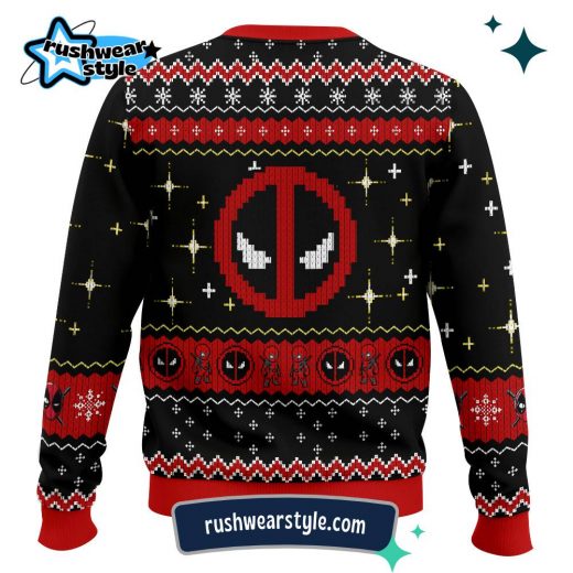 Deadpool Christmas Sweater – Iconic Ugly Holiday Apparel