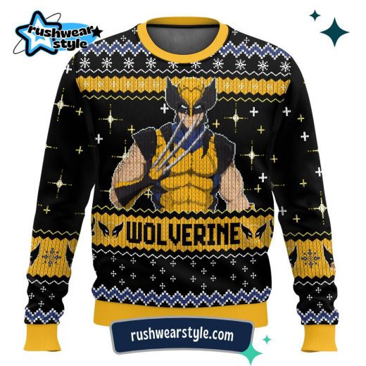 Deadpool x Wolverine Christmas Sweater – Unique Holiday Ugly Design